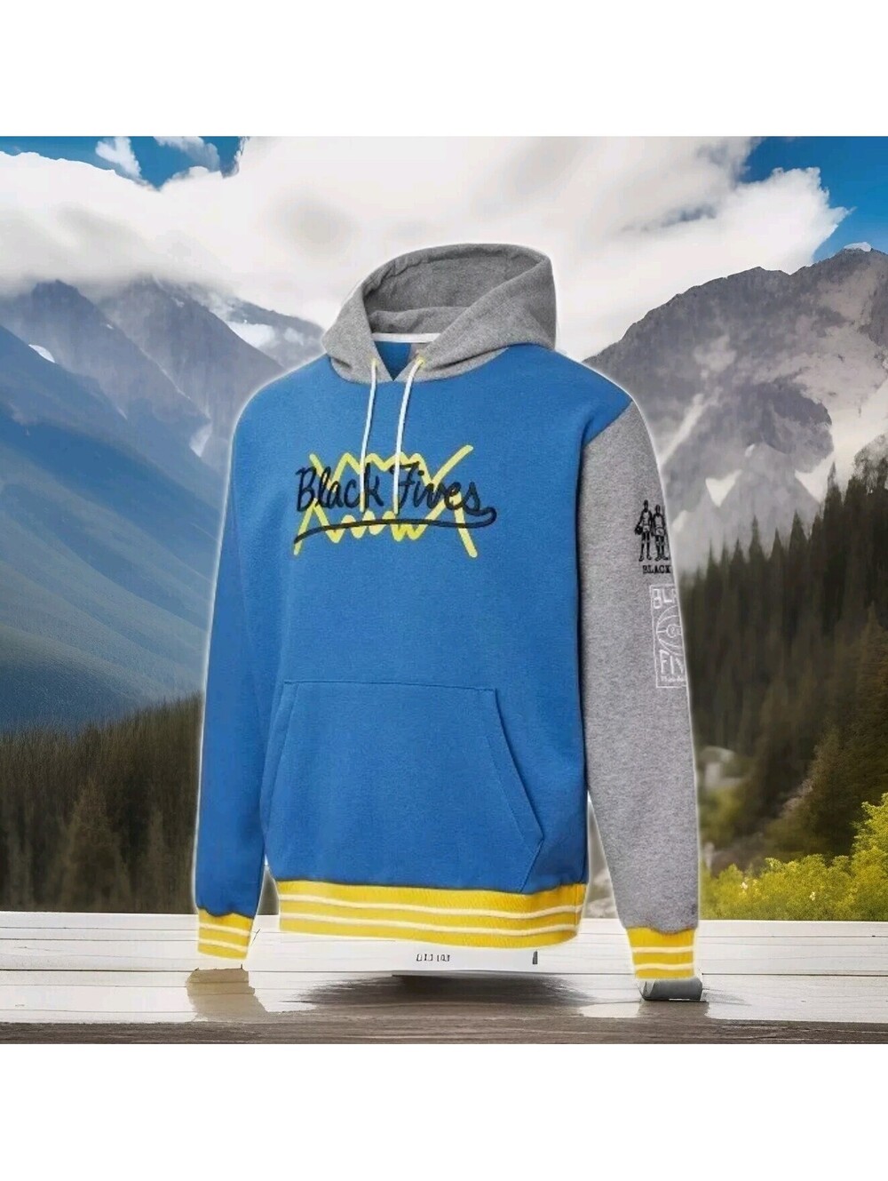 Puma X Hoodie Black Fives 5's "Make History Now" Star Sapphire Blue Men 3XL XXXL